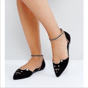 ASOS Pointed Cat Ballet Flats